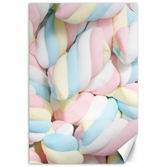 Rainbow-cake-layers Marshmallow-candy-texture Canvas 20  X 30  by jellybeansanddinosaurs