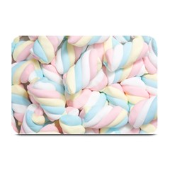 Rainbow-cake-layers Marshmallow-candy-texture Plate Mats by jellybeansanddinosaurs