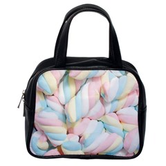 Rainbow-cake-layers Marshmallow-candy-texture Classic Handbag (one Side) by jellybeansanddinosaurs