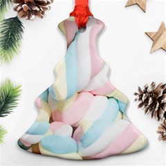 Rainbow-cake-layers Marshmallow-candy-texture Ornament (christmas Tree)  by jellybeansanddinosaurs