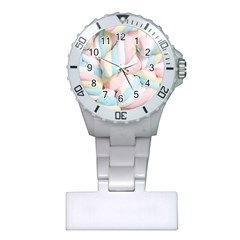 Rainbow-cake-layers Marshmallow-candy-texture Plastic Nurses Watch by jellybeansanddinosaurs