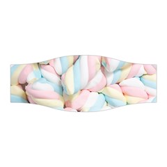 Rainbow-cake-layers Marshmallow-candy-texture Stretchable Headband by jellybeansanddinosaurs