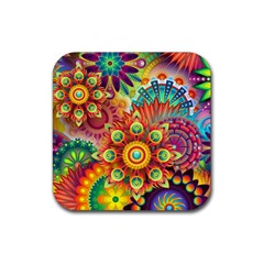 Mandalas-1084082 Rubber Coaster (square) by jellybeansanddinosaurs