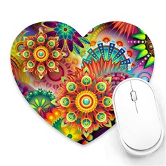 Mandalas-1084082 Heart Mousepads by jellybeansanddinosaurs