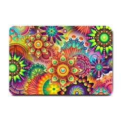 Mandalas-1084082 Small Doormat  by jellybeansanddinosaurs