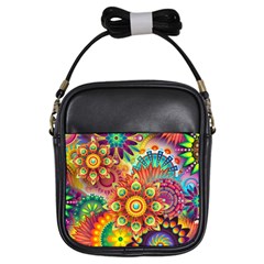 Mandalas-1084082 Girls Sling Bag by jellybeansanddinosaurs