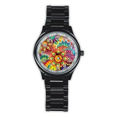 Mandalas-1084082 Stainless Steel Round Watch by jellybeansanddinosaurs