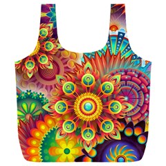 Mandalas-1084082 Full Print Recycle Bag (xxl) by jellybeansanddinosaurs