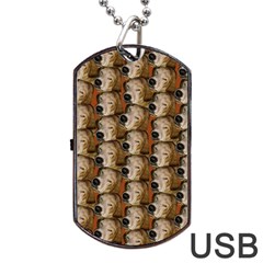 E380e471-c64d-409b-8d9d-1c190b9d4516 Dog Tag Usb Flash (one Side) by jellybeansanddinosaurs