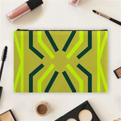 Abstract Pattern Geometric Backgrounds   Cosmetic Bag (large) by Eskimos