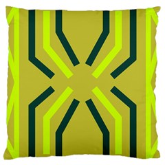 Abstract Pattern Geometric Backgrounds   Large Cushion Case (one Side) by Eskimos