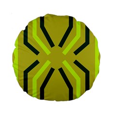 Abstract Pattern Geometric Backgrounds   Standard 15  Premium Round Cushions by Eskimos