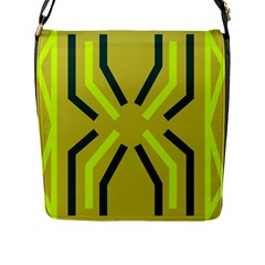 Abstract Pattern Geometric Backgrounds   Flap Closure Messenger Bag (l) by Eskimos