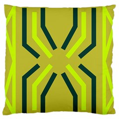 Abstract Pattern Geometric Backgrounds   Large Flano Cushion Case (two Sides) by Eskimos