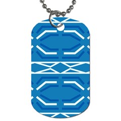 Abstract Pattern Geometric Backgrounds   Dog Tag (two Sides) by Eskimos