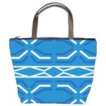 Abstract pattern geometric backgrounds   Bucket Bag Front