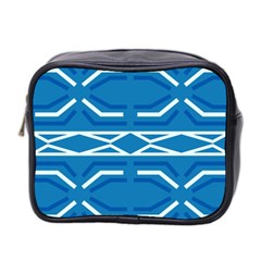 Abstract Pattern Geometric Backgrounds   Mini Toiletries Bag (two Sides) by Eskimos