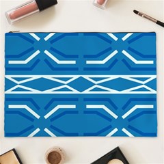 Abstract Pattern Geometric Backgrounds   Cosmetic Bag (xxl) by Eskimos