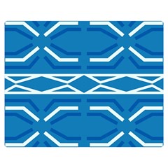 Abstract Pattern Geometric Backgrounds   Double Sided Flano Blanket (medium)  by Eskimos