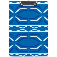 Abstract Pattern Geometric Backgrounds   A4 Clipboard by Eskimos