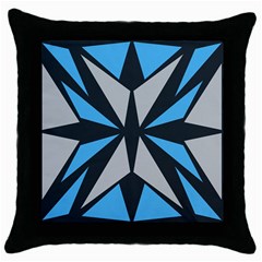 Abstract Pattern Geometric Backgrounds   Throw Pillow Case (black)