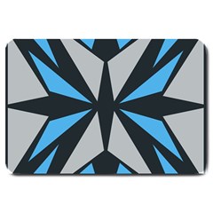 Abstract Pattern Geometric Backgrounds   Large Doormat  by Eskimos