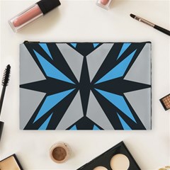 Abstract Pattern Geometric Backgrounds   Cosmetic Bag (large) by Eskimos