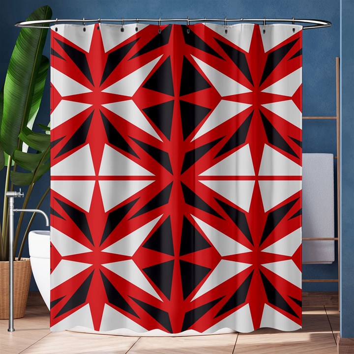 Abstract pattern geometric backgrounds   Shower Curtain 60  x 72  (Medium) 