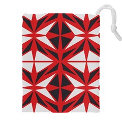 Abstract Pattern Geometric Backgrounds   Drawstring Pouch (4xl) by Eskimos