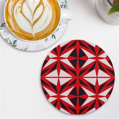 Abstract Pattern Geometric Backgrounds   Uv Print Round Tile Coaster