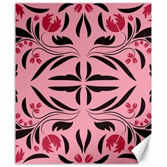 Floral Folk Damask Pattern  Canvas 20  X 24  by Eskimos