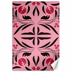 Floral Folk Damask Pattern  Canvas 20  X 30  by Eskimos