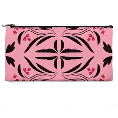 Floral Folk Damask Pattern  Pencil Case by Eskimos