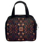 Floral folk damask pattern  Classic Handbag (Two Sides) Front