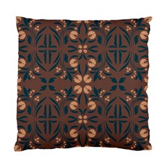 Floral Folk Damask Pattern  Standard Cushion Case (two Sides) by Eskimos