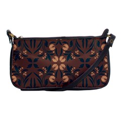 Floral Folk Damask Pattern  Shoulder Clutch Bag by Eskimos