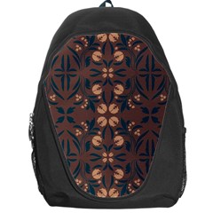 Floral Folk Damask Pattern  Backpack Bag by Eskimos