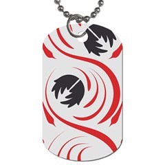 Folk Flowers Print Floral Pattern Ethnic Art Dog Tag (one Side) by Eskimos