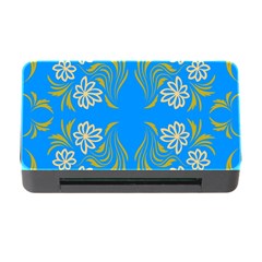 Floral Folk Damask Pattern  Memory Card Reader With Cf by Eskimos