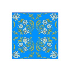 Floral Folk Damask Pattern  Satin Bandana Scarf by Eskimos