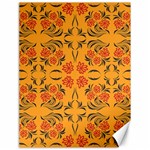 Floral folk damask pattern  Canvas 18  x 24  17.8 x23.08  Canvas - 1