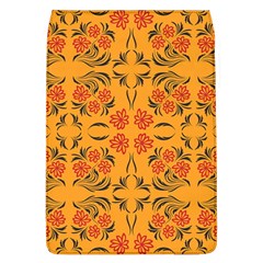 Floral Folk Damask Pattern  Removable Flap Cover (l) by Eskimos