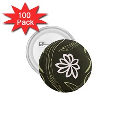 Folk Flowers Print Floral Pattern Ethnic Art 1 75  Buttons (100 Pack)  by Eskimos