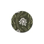 Folk flowers print Floral pattern Ethnic art Golf Ball Marker (4 pack) Front