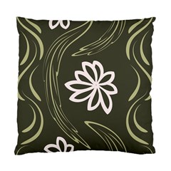 Folk Flowers Print Floral Pattern Ethnic Art Standard Cushion Case (two Sides) by Eskimos