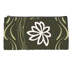 Folk Flowers Print Floral Pattern Ethnic Art Pencil Case by Eskimos