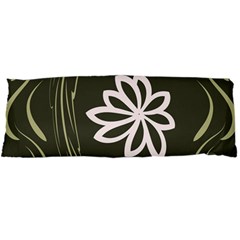 Folk Flowers Print Floral Pattern Ethnic Art Body Pillow Case Dakimakura (two Sides) by Eskimos