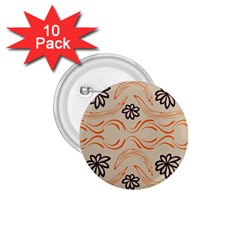 Folk Flowers Print Floral Pattern Ethnic Art 1 75  Buttons (10 Pack) by Eskimos