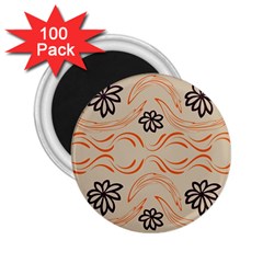 Folk Flowers Print Floral Pattern Ethnic Art 2 25  Magnets (100 Pack)  by Eskimos