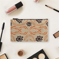 Folk Flowers Print Floral Pattern Ethnic Art Cosmetic Bag (small) by Eskimos